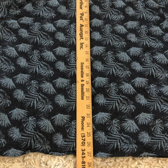 Nat Nast Hawiian Print Silk Blend Button Up SS Shirt Sz XL Mens Navy Blue - Picture 8 of 8